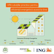 ROENEF, together with ING Bank Romania and local authorities, launches a national project dedicated to promoting energy efficiency in buildings